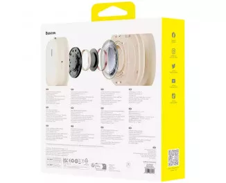 Наушники беспроводные Baseus Bowie H1i Noise-Cancellation Wireless Headphones Stellar White (A00050402223-00)