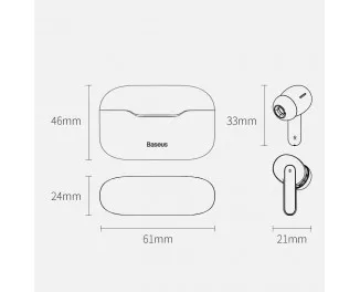 Наушники беспроводные Baseus SIMU S1 Pro (NGS1P-03) Blue