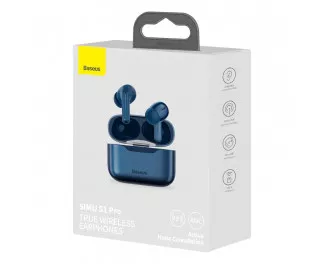 Наушники беспроводные Baseus SIMU S1 Pro (NGS1P-03) Blue