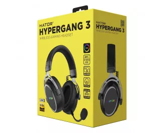 Наушники беспроводные Hator Hypergang 3 Wireless Black (ESH55)