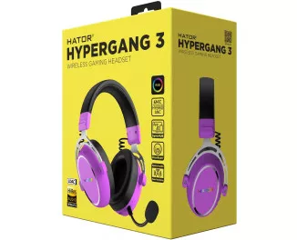 Наушники беспроводные Hator Hypergang 3 Wireless Violet (ESH52)