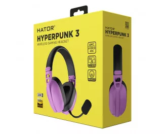 Наушники беспроводные Hator Hyperpunk 3 Wireless Cyber Violet (ESH19)