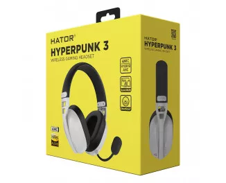 Наушники беспроводные Hator Hyperpunk 3 Wireless White (ESH16)