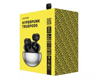Наушники беспроводные Hator Hyреrpunk Truedots Black (HTA-430)