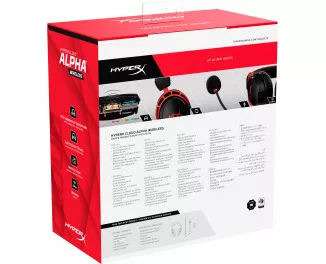 Наушники беспроводные HyperX Cloud Alpha Wireless Black (4P5D4AA)