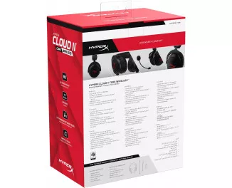 Навушники бездротові HyperX Cloud II Core Wireless Black (6Y2G8AA)