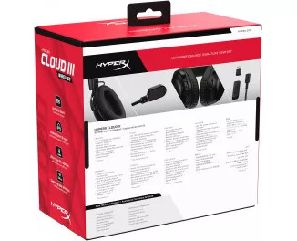 Навушники бездротові HyperX Cloud III Wireless Black (77Z45AA)