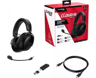 Навушники бездротові HyperX Cloud III Wireless Black (77Z45AA)