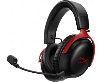 Навушники бездротові HyperX Cloud III Wireless Black-Red (77Z46AA)