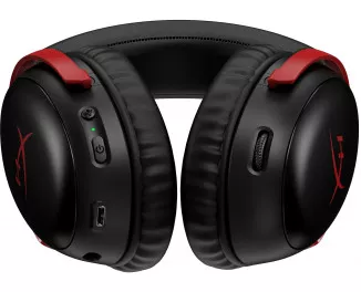 Навушники бездротові HyperX Cloud III Wireless Black-Red (77Z46AA)