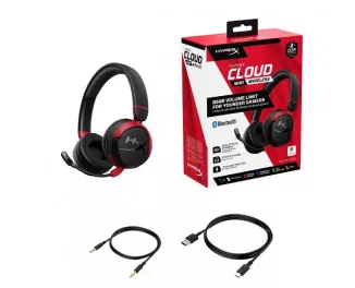 Наушники беспроводные HyperX Cloud Mini Wireless Black (7G8F1AA)