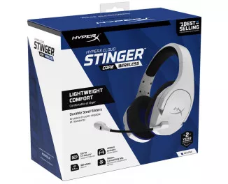 Наушники беспроводные HyperX Cloud Stinger Core Wireless Gaming Headset for PlayStation White (4P5J1AA)