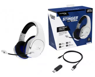 Наушники беспроводные HyperX Cloud Stinger Core Wireless Gaming Headset for PlayStation White (4P5J1AA)