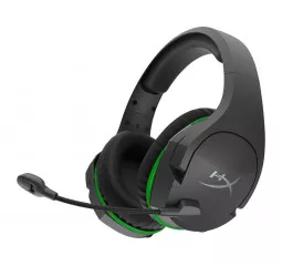 Наушники беспроводные HyperX Cloud Stinger Core Xbox Wireless Grey/Green (4P5J0AA)