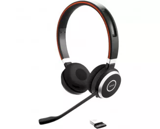 Наушники беспроводные Jabra Evolve 65 SE Link380a MS Stereo + with charging base (6599-833-399)