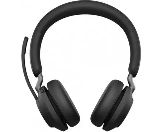 Наушники беспроводные Jabra Evolve2 65 Link380c MS Stereo Stand Black (26599-999-889)