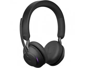Наушники беспроводные Jabra Evolve2 65 Link380c MS Stereo Stand Black (26599-999-889)