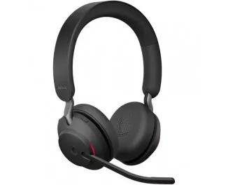 Наушники беспроводные Jabra Evolve2 65 Link380c MS Stereo Stand Black (26599-999-889)