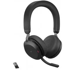 Наушники беспроводные Jabra Evolve2 75 MS Stereo USB-A Black (27599-999-999)