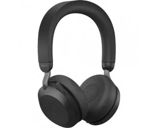Наушники беспроводные Jabra Evolve2 75 MS Stereo USB-A + with Charging Stand Black (27599-999-989)
