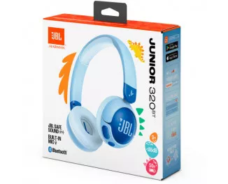 Наушники беспроводные JBL JR320BT Blue (JBLJR320BTBLU)