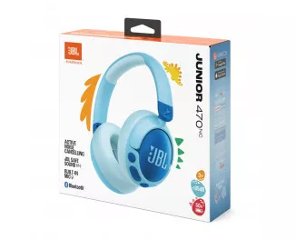 Наушники беспроводные JBL Junior 470NC Blue (JBLJR470NCBLU)