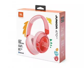 Наушники беспроводные JBL Junior 470NC Pink (JBLJR470NCPIK)