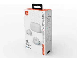 Наушники беспроводные JBL Live Free NC+ TWS White (JBLLIVEFRNCPTWSW_EU)