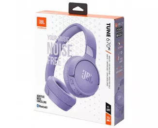 Наушники беспроводные JBL Tune 670 NC Purple (JBLT670NCPUR)