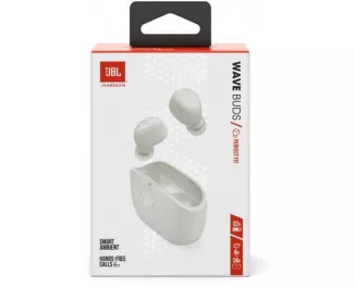 Наушники беспроводные JBL Wave Buds White (JBLWBUDSWHT)