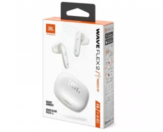 Навушники бездротові JBL Wave Flex 2 White (JBLWFLEX2WHT)