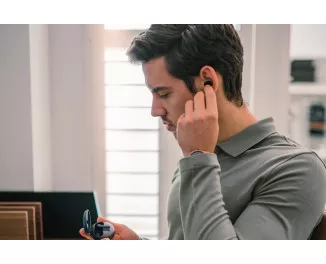 Наушники беспроводные LG Tone Free FN4 True Wireless Black (HBS-FN4.ABRUBK)