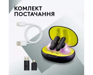 Наушники беспроводные Logitech FITS Black (985-001182)