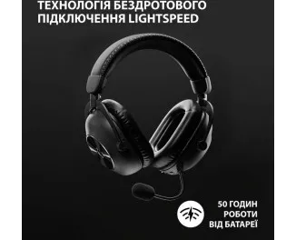 Наушники беспроводные Logitech G Pro X 2 Lightspeed Wireless Black (981-001263)