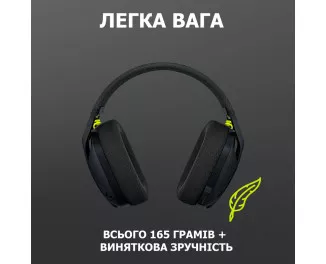 Наушники беспроводные Logitech G435 Lightspeed Black (981-001050)
