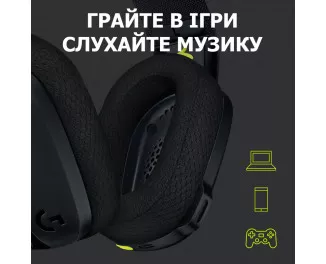 Наушники беспроводные Logitech G435 Lightspeed Black (981-001050)