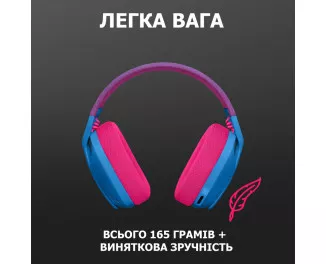 Наушники беспроводные Logitech G435 Lightspeed Blue (981-001062)