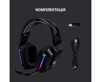 Навушники бездротові Logitech G733 Lightspeed Wireless RGB Black (981-000864)