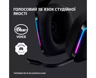 Навушники бездротові Logitech G733 Lightspeed Wireless RGB Black (981-000864)