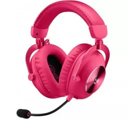Наушники беспроводные Logitech Pro X 2 Lightspeed Wireless Magenta (981-001275)