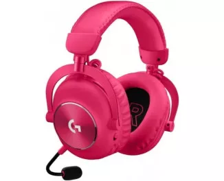 Наушники беспроводные Logitech Pro X 2 Lightspeed Wireless Magenta (981-001275)