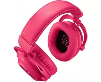 Наушники беспроводные Logitech Pro X 2 Lightspeed Wireless Magenta (981-001275)