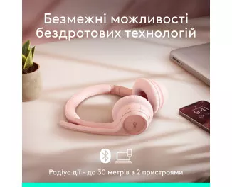 Наушники беспроводные Logitech Zone 300 Wireless Off-White (981-001417)