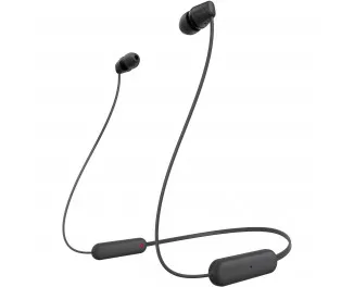 Бездротові навушники Sony WI-C100 Black (WIC100B.CE7)