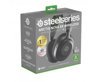 Навушники бездротові SteelSeries Arctis Nova 5X Black (61676)