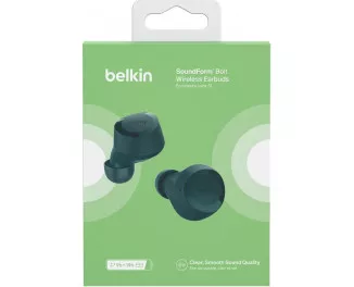 Навушники бездротові TWS Belkin Soundform Bolt True Wireless (AUC009BTTE) Teal