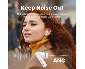 Наушники беспроводные UGREEN WS106 HiTune T3 Active Noise-Cancelling Wireless Earbuds (Black)(UGR-90401)