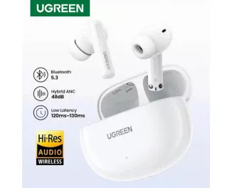 Наушники беспроводные UGREEN WS200 HiTune T6 Hybrid Active Noise-Cancelling Earbuds(UGR-15158)