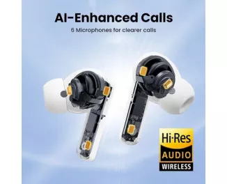 Наушники беспроводные UGREEN WS200 HiTune T6 Hybrid Active Noise-Cancelling Earbuds(UGR-15158)