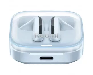 Навушники бездротові Xiaomi Redmi Buds 6 Active Transparent Blue BHR8394GL